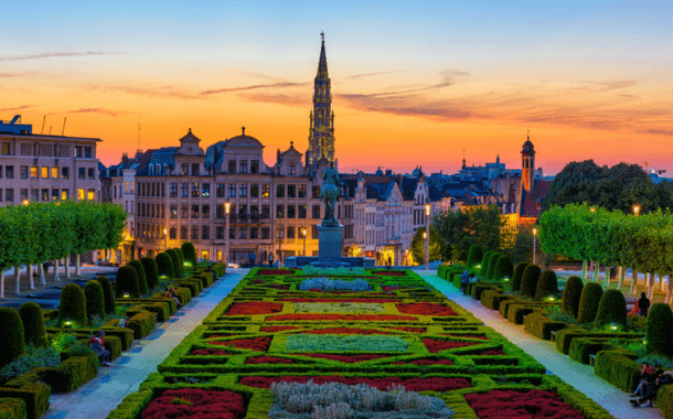Amsterdam and Enroute Brussels