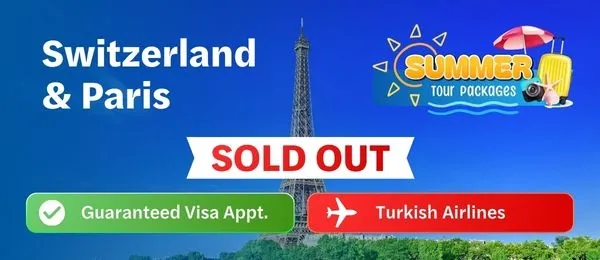JULY DEP: Swiss & Paris Grp 2 Tour