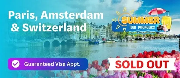 Paris, Amsterdam & Switzerland Tour Package
