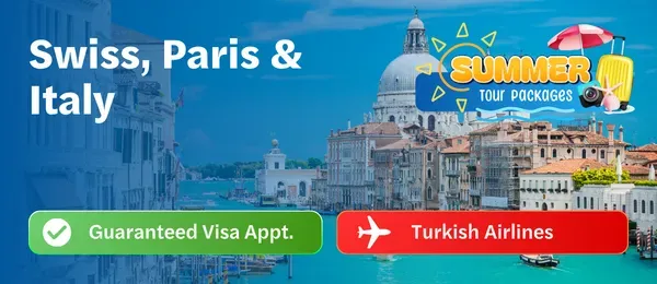 Swiss, Paris & Italy Grp2-July Dep