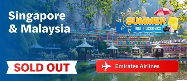 JULY DEP: Singapore and Kuala Lumpur Tour Package
