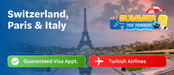 Swiss, Paris & Italy Tour