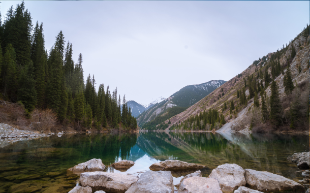 Canyon and Kolsai Lake