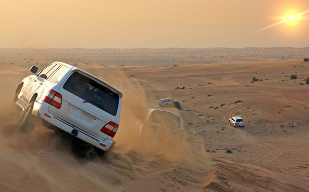 Dune bashing